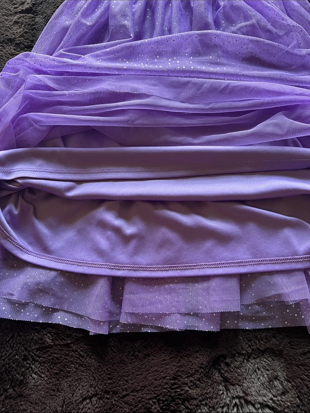 wonder nation Lavender Sparkle Tulle Dress
